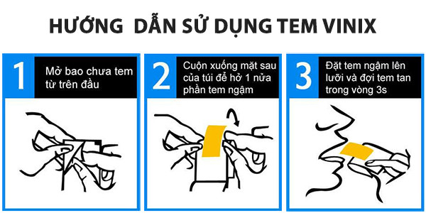 cách dùng tem vinix